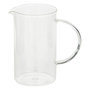 Voir la diapositive 2 : SECRET DE GOURMET Cafetière à Piston en Verre  Léon  60cl Transparent