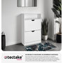 Voir la diapositive 5 : tectake Armoire à chaussures pour 12 paires de chaussures blanc
