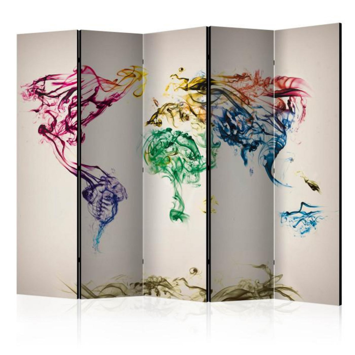 Paris Prix Paravent 5 Volets  Dancing Smoke Trails  172x225cm