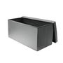 Voir la diapositive 2 : Paris Prix Banquette Coffre Pliable Design  Alana  76cm Gris