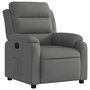 Voir la diapositive 2 : VIDAXL Fauteuil inclinable Gris fonce Tissu