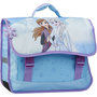 Voir la diapositive 2 : DISNEY Cartable 38 cm CP/CE1/CE2 bleu et rose Reine des Neiges