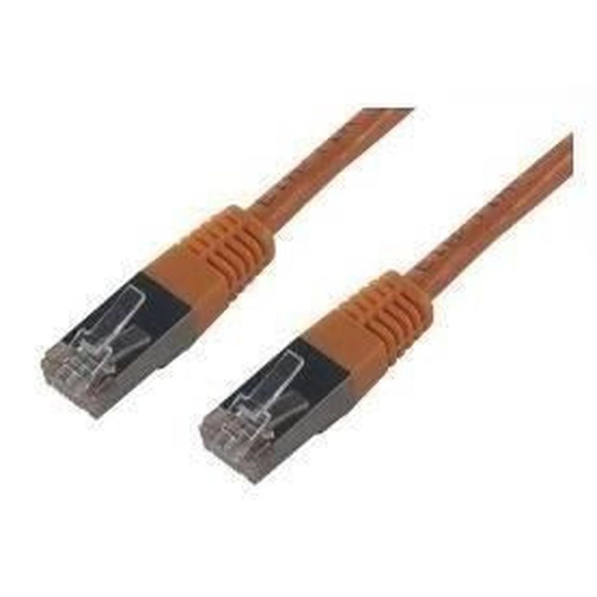 MCL-Samar Câble réseau Cat 6 RJ45 mâle vers RJ45 mâle blindé 3 m orange