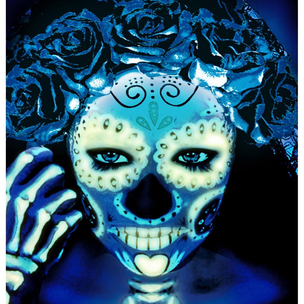 WIDMANN Tube De Maquillage à l'Eau - Phosphorescent : Vert