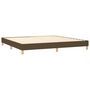 Voir la diapositive 4 : VIDAXL Sommier a lattes de lit avec matelas Marron fonce 200x200 cm