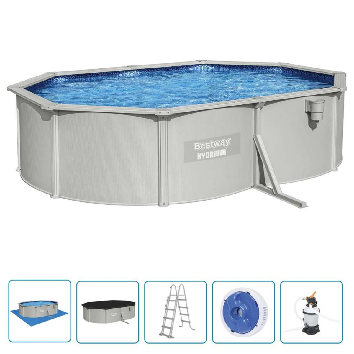 BESTWAY Bestway Ensemble de piscine Hydrium 500x360x120 cm