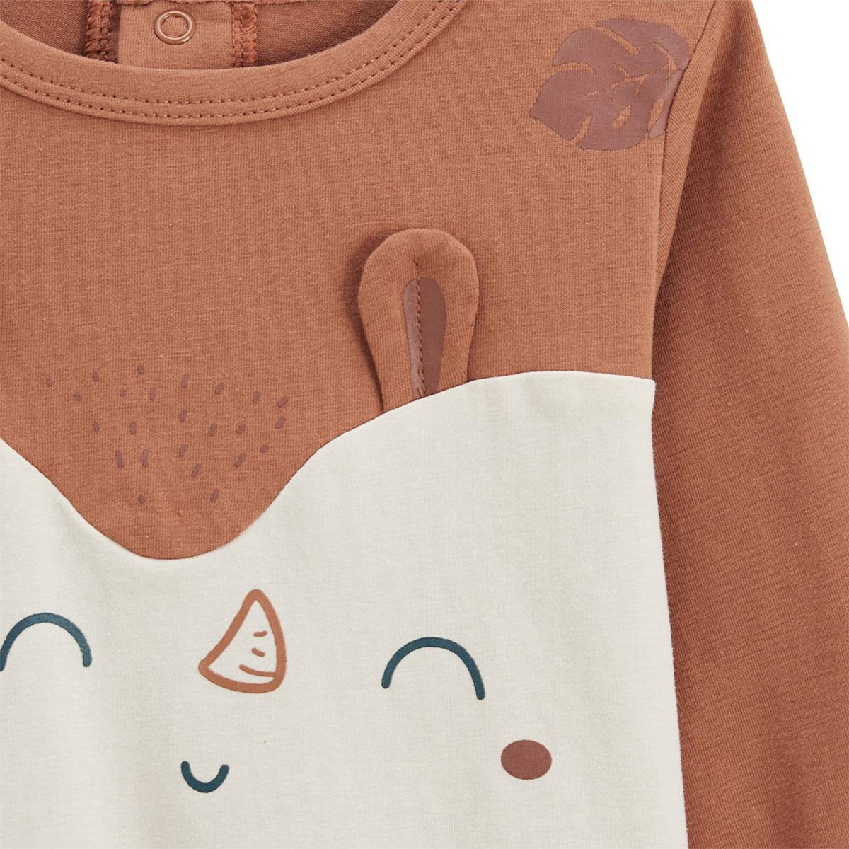 Petit Béguin Pyjama enfant 2 pièces avec pieds retroussables Kansas City