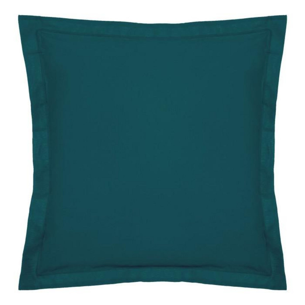 ATMOSPHERA Taie d'Oreiller  Percale  63x63cm Bleu Egéen