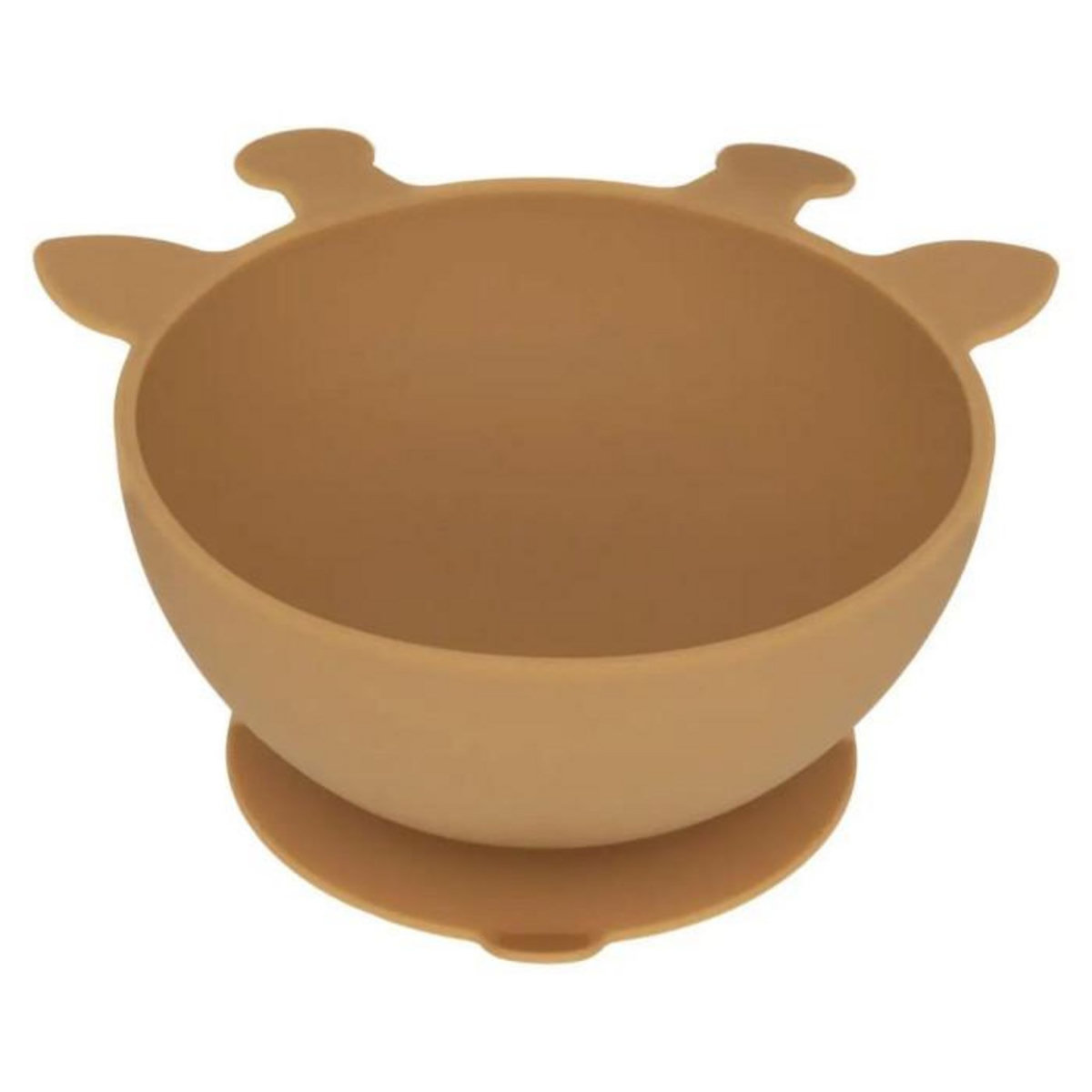 Atmosphera Kids Set Repas Enfant  Silicone  17cm Ocre