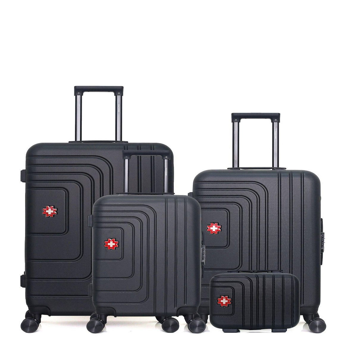 SWISS KOPPER SWISS KOPPER - LOT DE 4 - Valises grand format, weekend, cabine et vanity RUTI