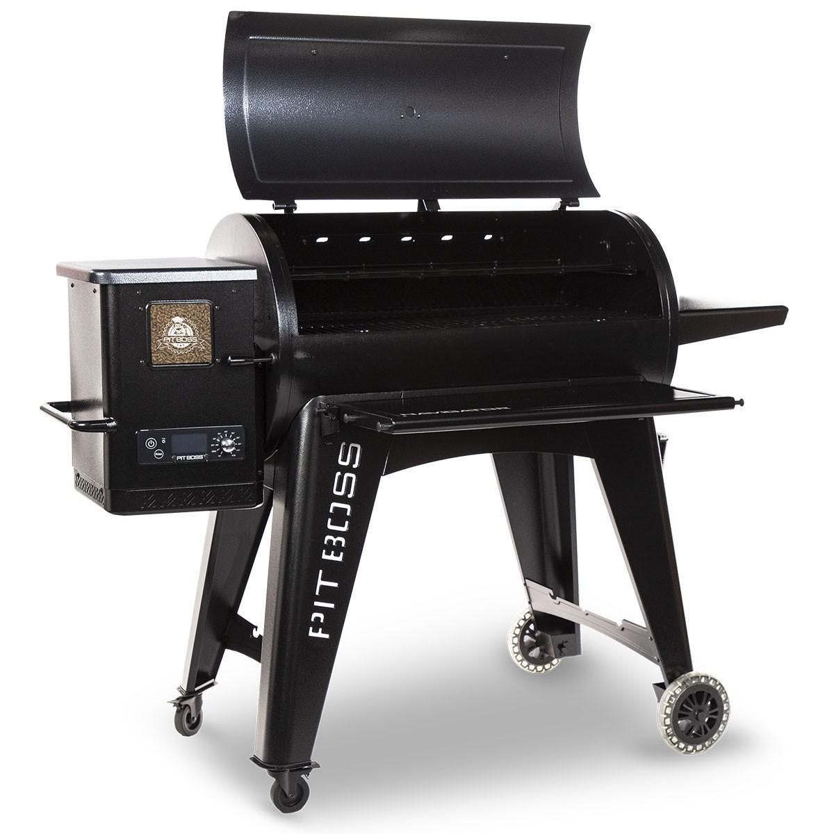 PITBOSS Barbecue à Pellets Grill et Fumoir Ecran LCD Cuisson 90x50cm 8 cuissons + Housse de protection Navigator 1150 PIT BOSS