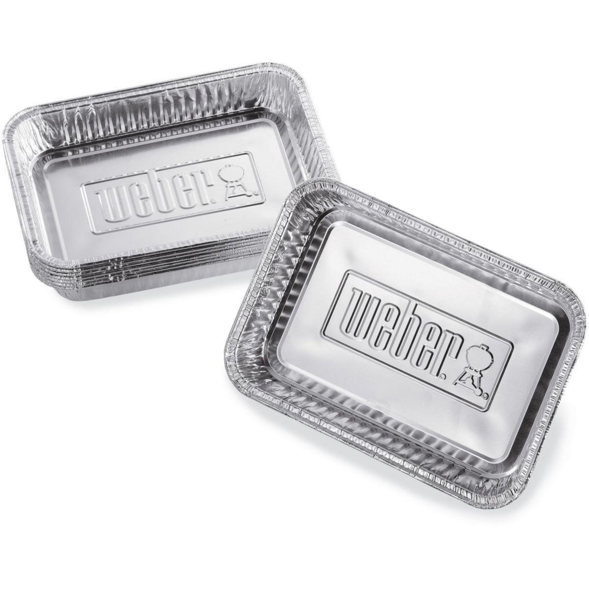 Weber Barquette aluminium petites barquettes alu-Lot de 10