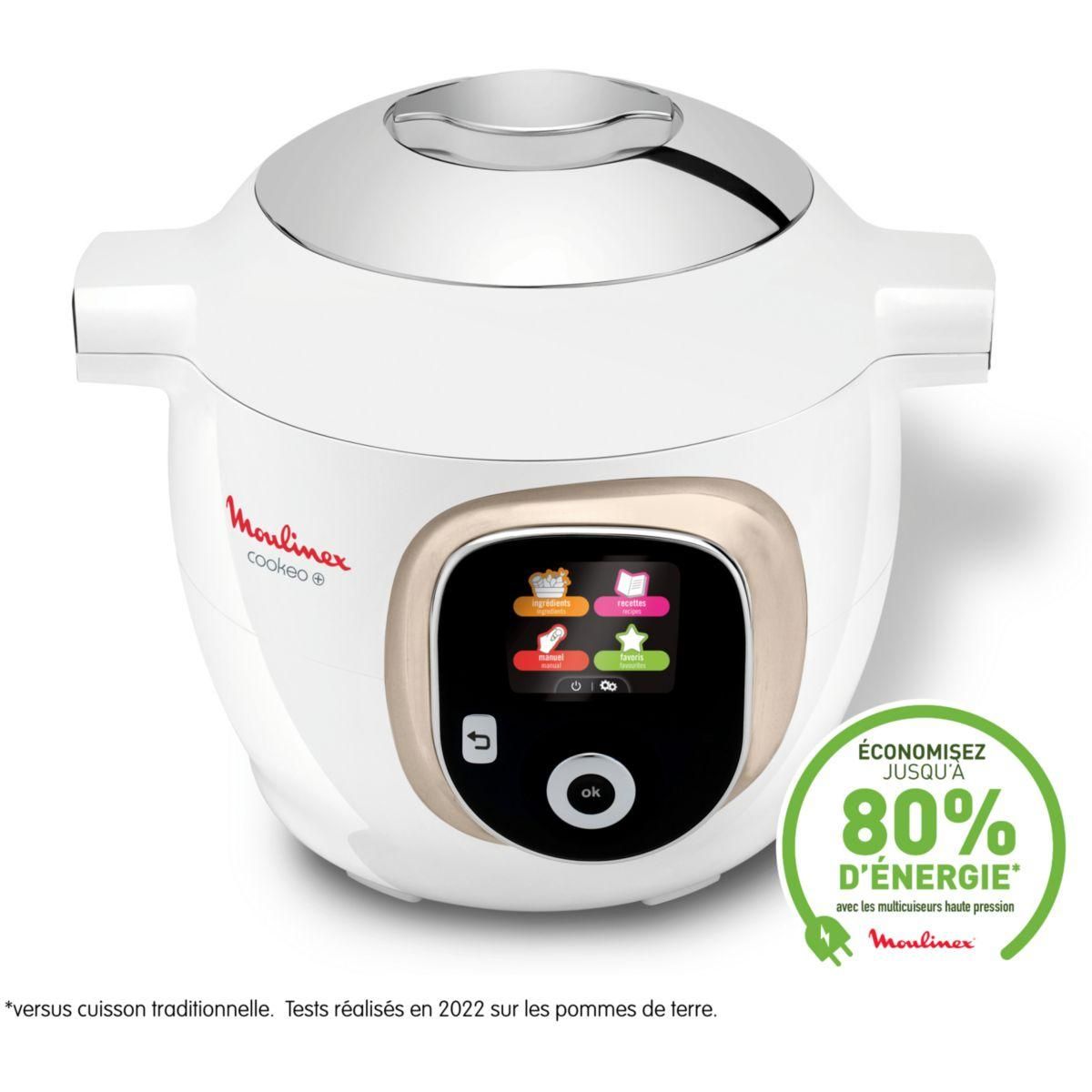 MOULINEX Cookeo CE85BA10 blanc 6 L, 6 modes de cuisson