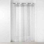 Paris Prix Rideau Voilage à Œillets  Nikita  140x240cm Blanc