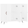 Voir la diapositive 5 : VIDAXL Buffet blanc 90x34x80 cm bois d'ingenierie
