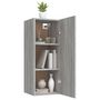 Voir la diapositive 4 : VIDAXL Armoire murale Sonoma gris 34,5x34x90 cm Bois d'ingenierie