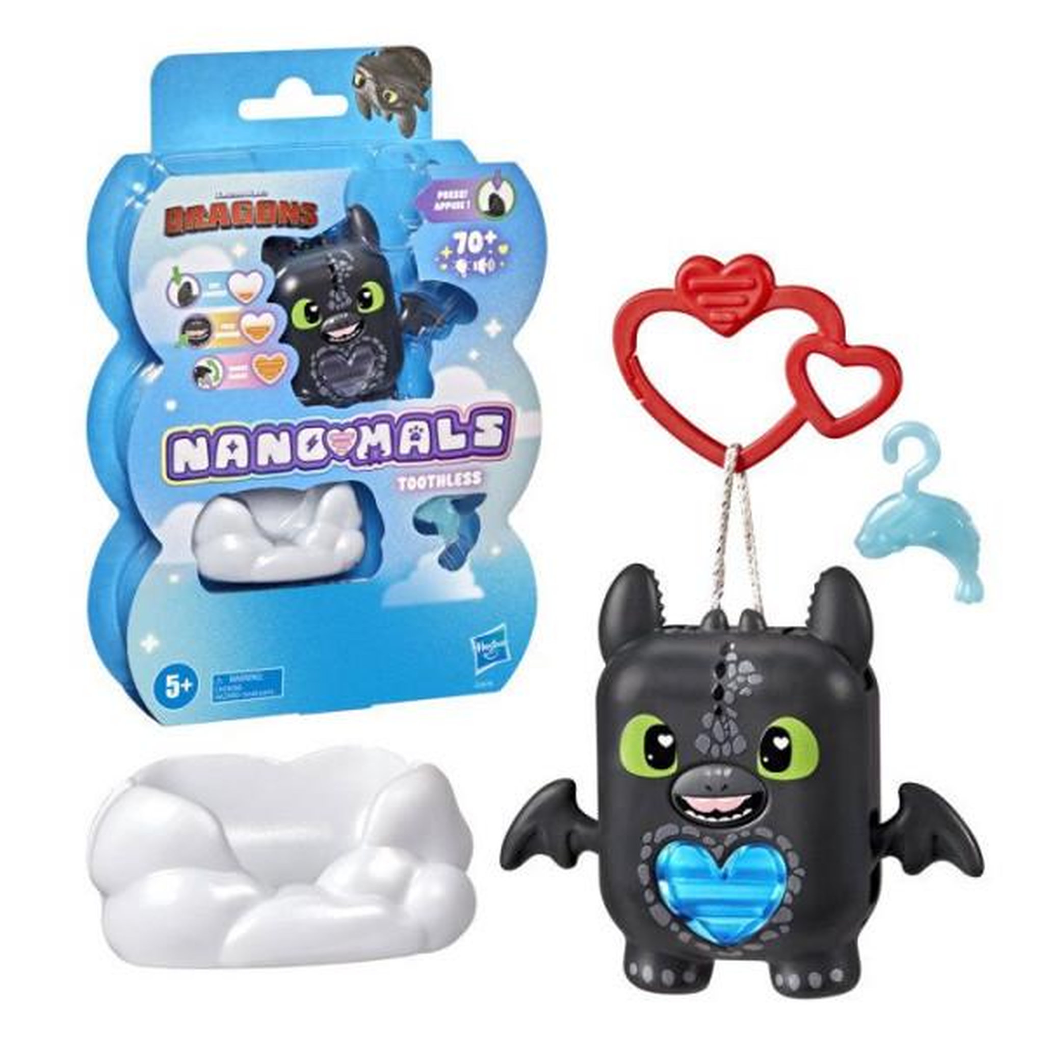 Voir la diapositive 4 : HASBRO Nano-mals Dragons Krokmou, compagnon électronique, plus de 70 réactions, pour enfants, dès 5 ans