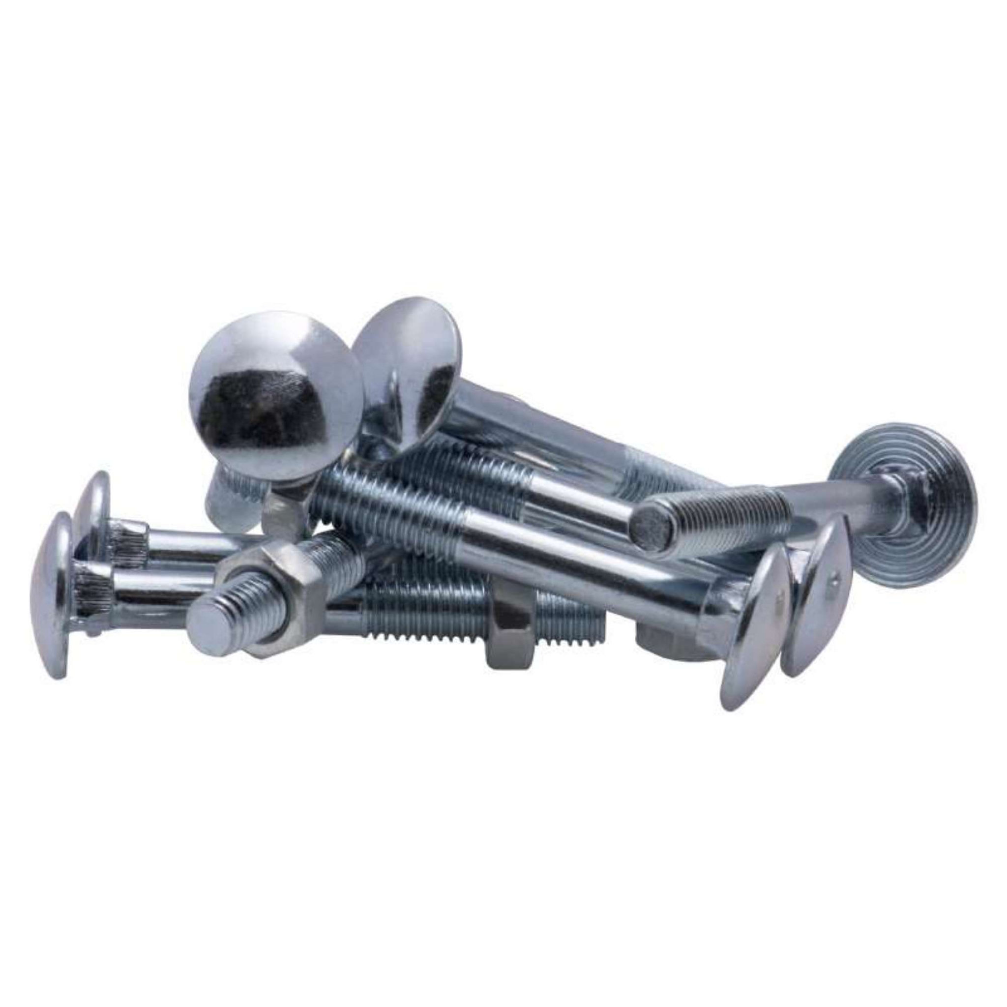 Voir la diapositive 5 :  Boulon zingué TRCC Vissal Ø6x50mm  lot de 8 boulons