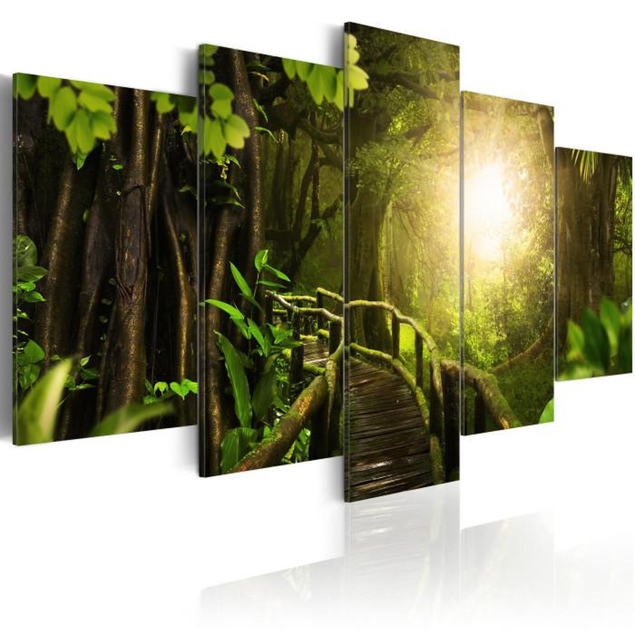 Paris Prix Tableau Imprimé  Magical Jungle. Coloris disponibles : Multicolore