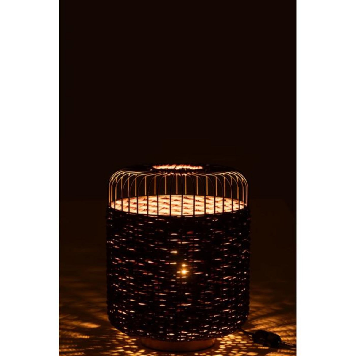 Paris Prix Lampe à Poser en Métal  Eldon  34cm Mauve