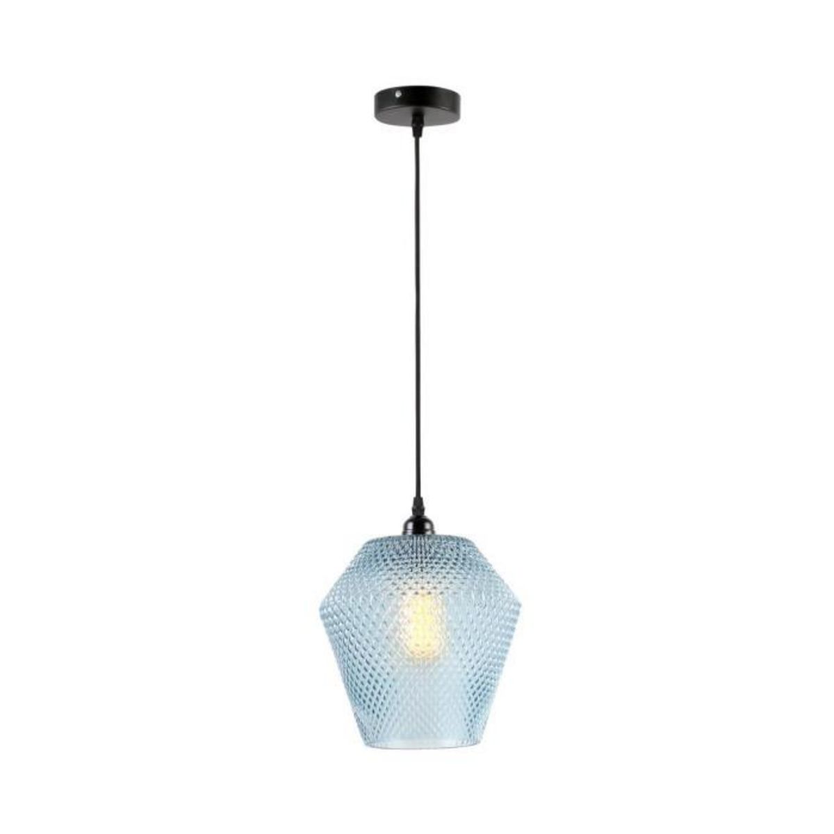Paris Prix Lampe Suspension en Verre  Nomi  27cm Bleu