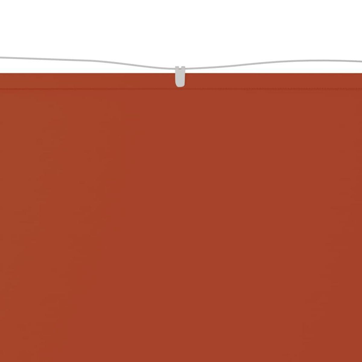 VIDAXL Auvent vertical Terre cuite 180x420 cm Tissu oxford