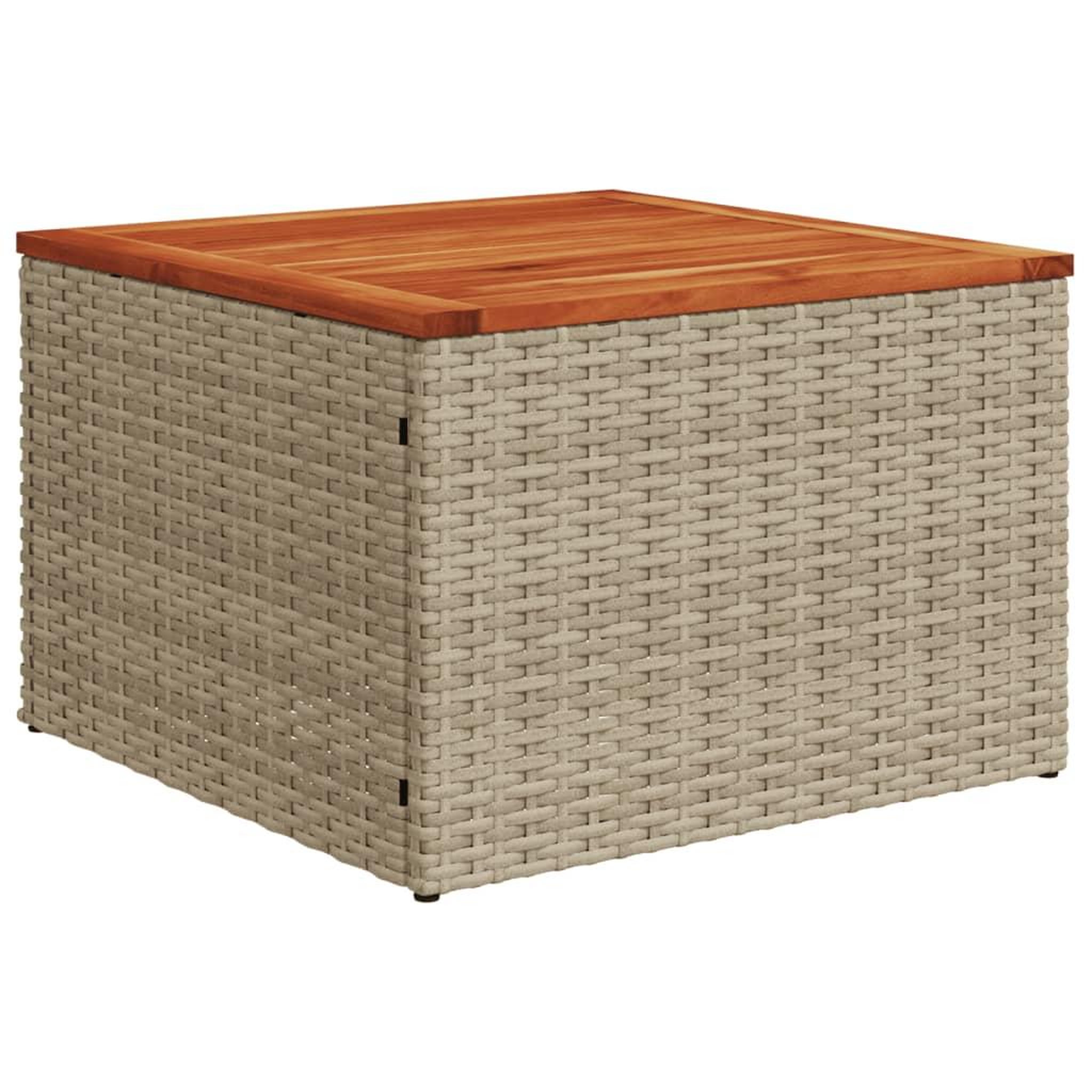 Voir la diapositive 4 : VIDAXL Salon de jardin avec coussins 9 pcs beige resine tressee