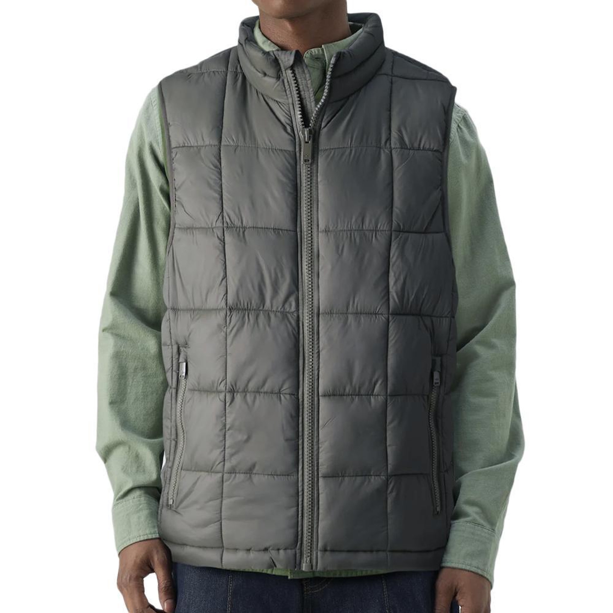DOCKERS Doudoune sans manche Grise Homme Dockers Giii Quilted. Coloris disponibles : Gris