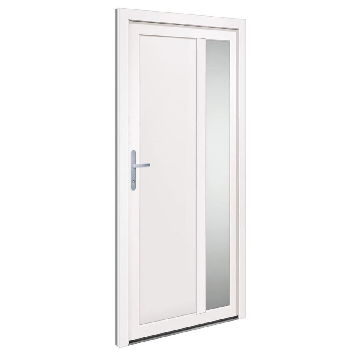 VIDAXL Porte d'entree Blanc 98x200 cm PVC