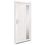Voir la diapositive 2 : VIDAXL Porte d'entree Blanc 98x200 cm PVC