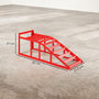 Voir la diapositive 3 : HOMCOM Lot de 2 rampes de levage pour voiture en acier - 1T levée max. 220 mm - rouge
