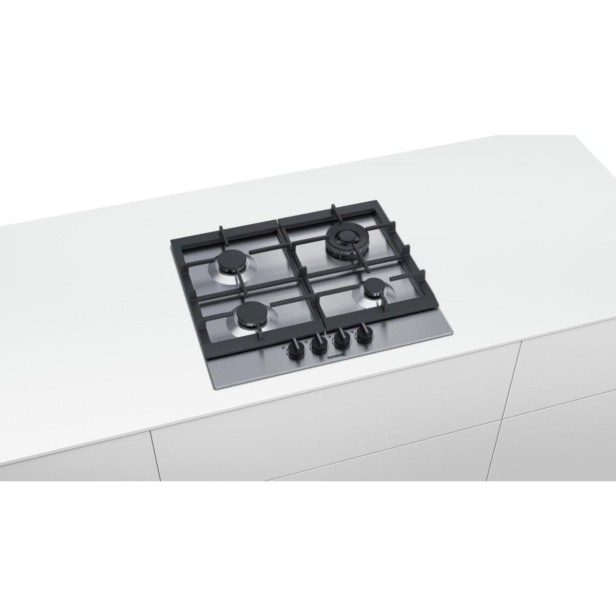 Siemens Table de cuisson à gaz 90cm 4 feux inox - ec6a5hb90