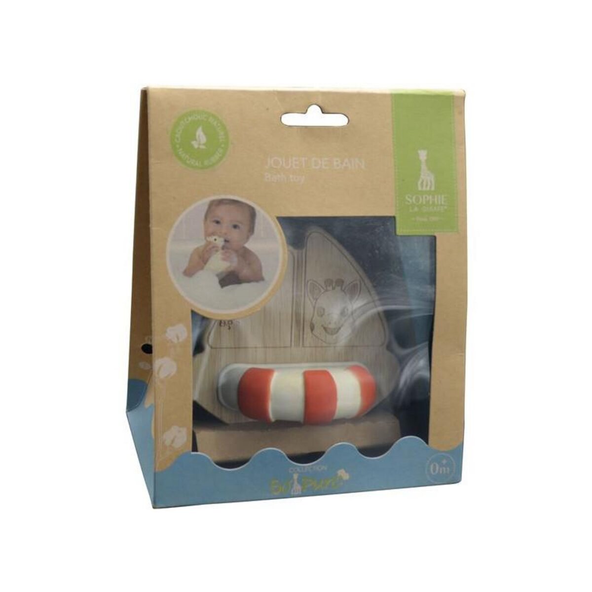 SOPHIE LA GIRAFE Jeu d éveil Sophie La Girafe Bateau Rubber&Wood
