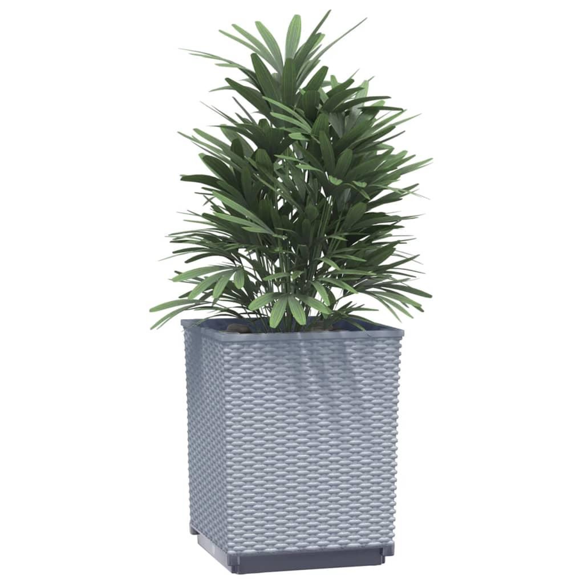 Voir la diapositive 3 : VIDAXL Jardinieres 2 pcs gris clair 30x30x37 cm polypropylene
