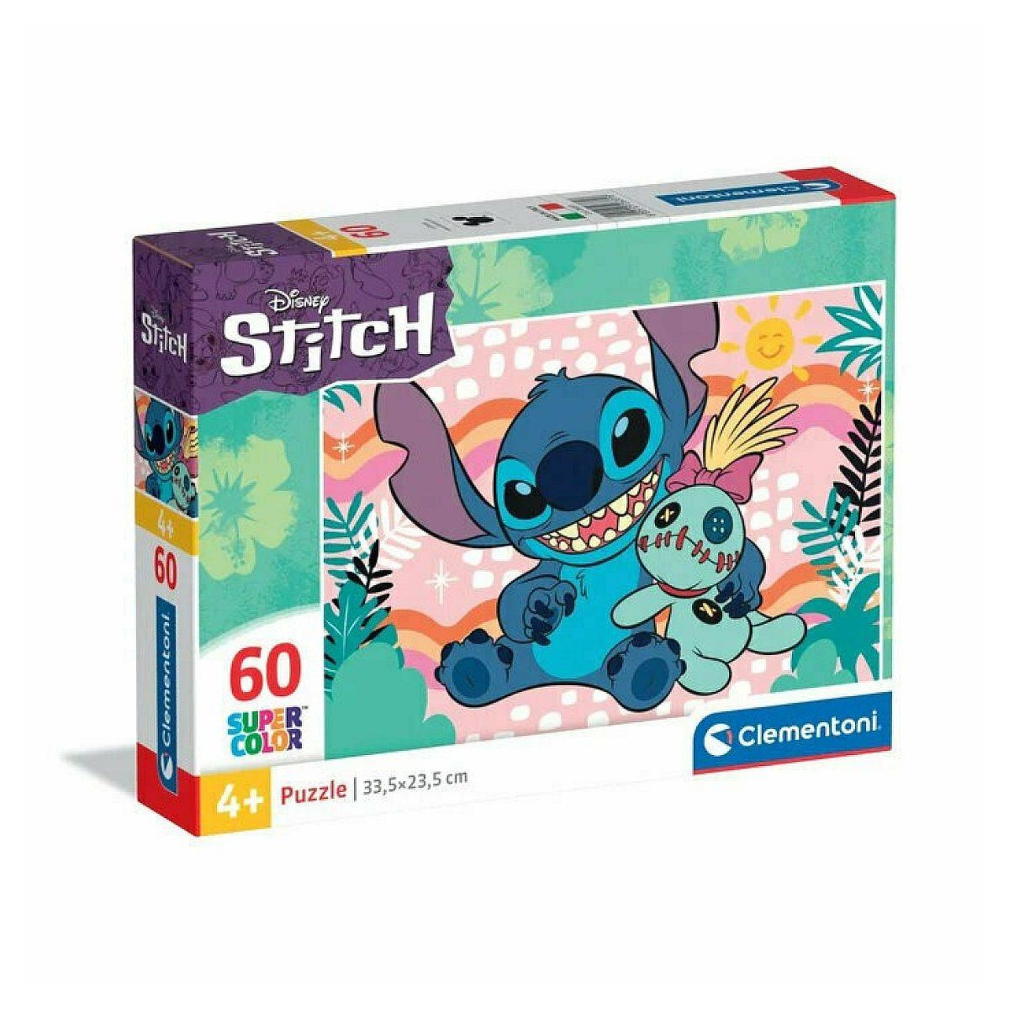 CLEMENTONI Puzzle  26331 stitch - 60 pièces