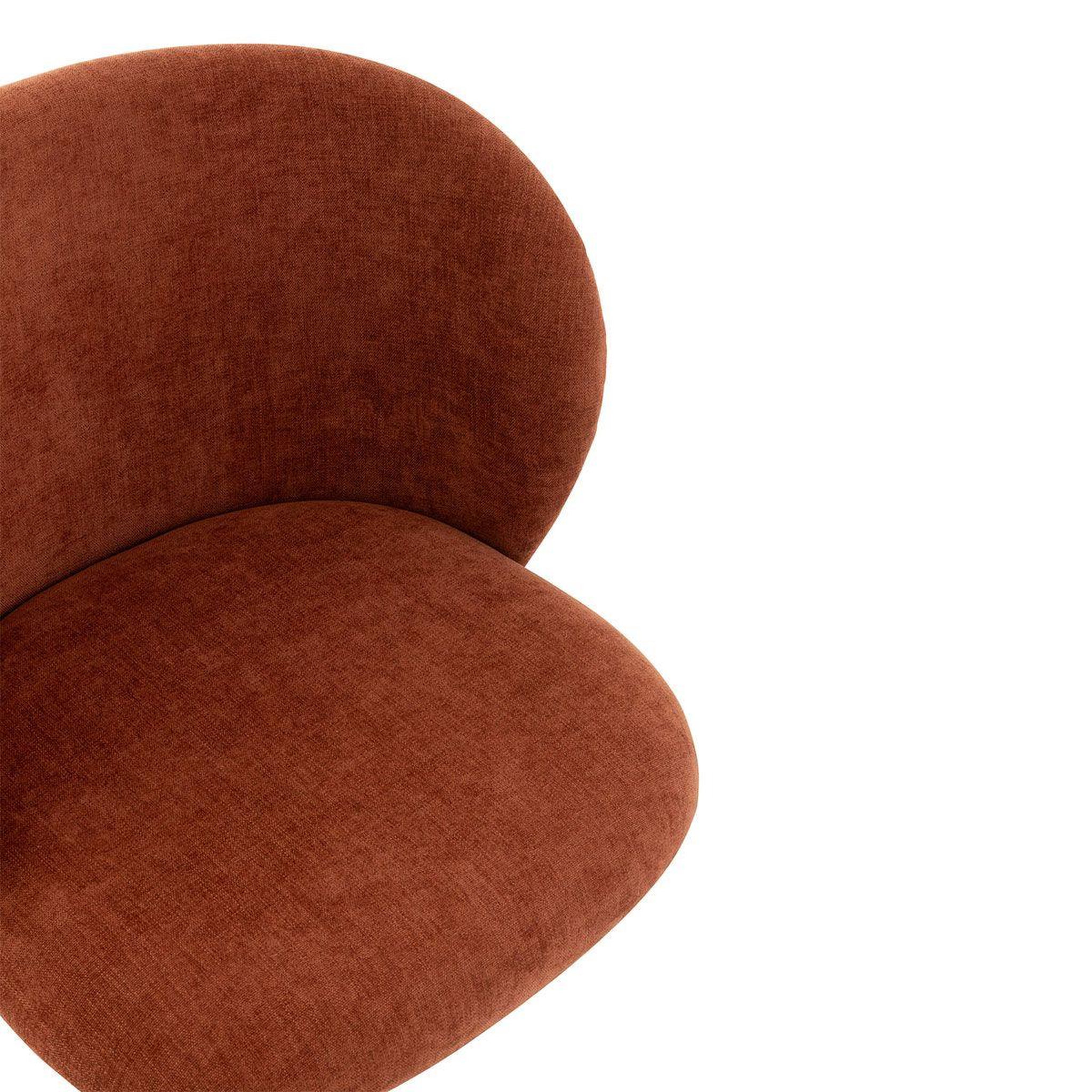 Voir la diapositive 6 : J-LINE Chaise pivotante design  gena  78-83cm bordeaux