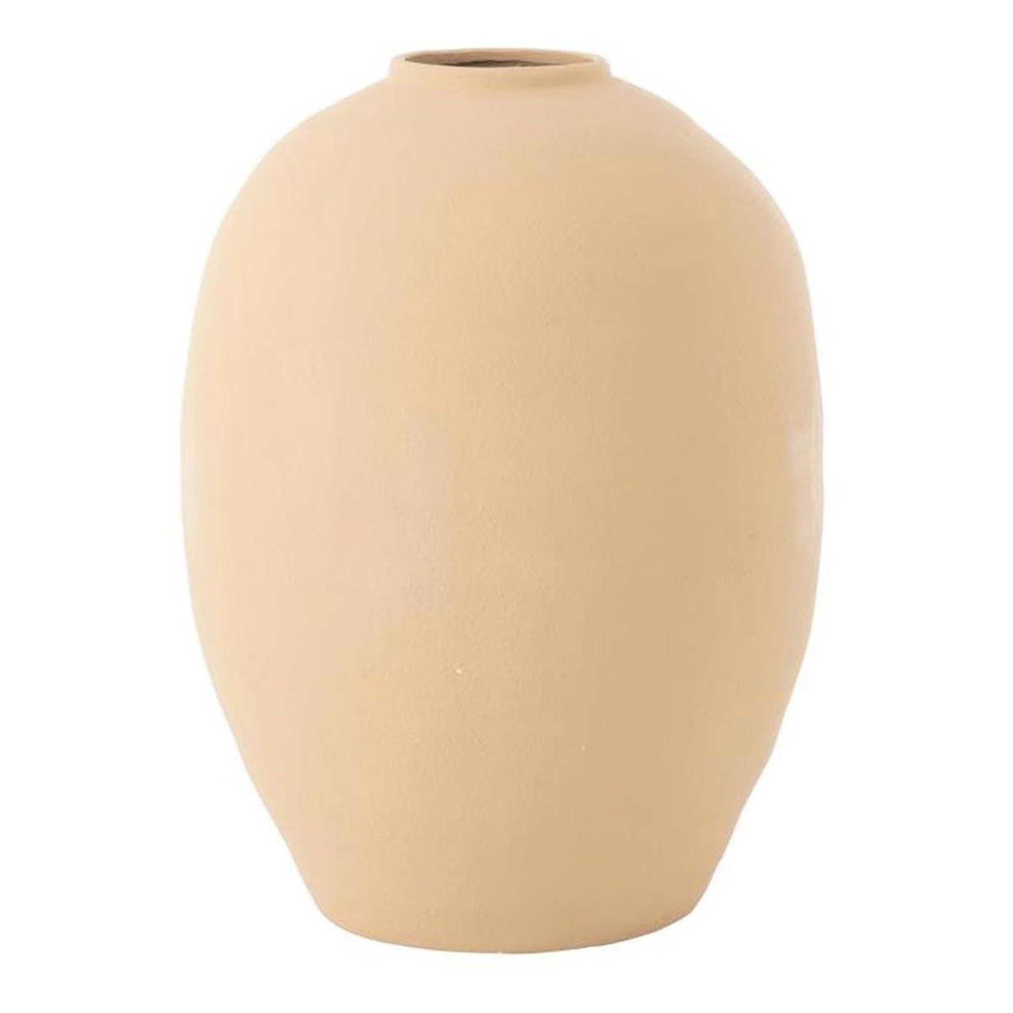 J-LINE Vase Déco en Argile  Cassia  54cm Beige