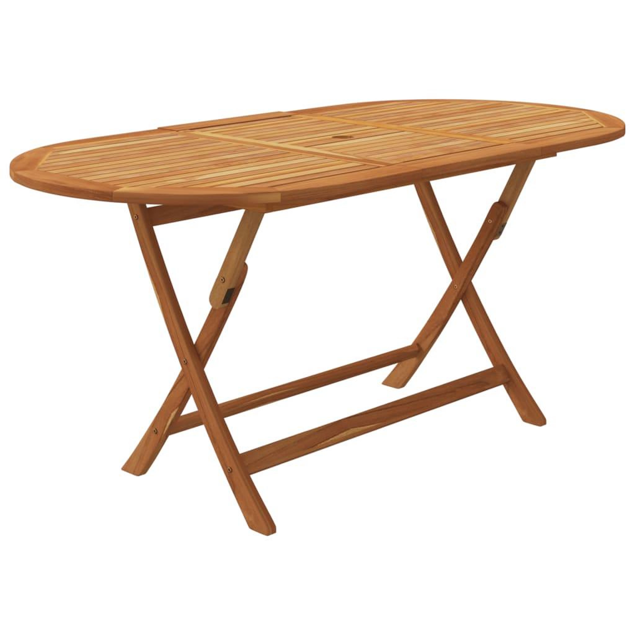 Voir la diapositive 4 : VIDAXL Ensemble a manger d'exterieur pliable 9pcs Bois d'acacia solide