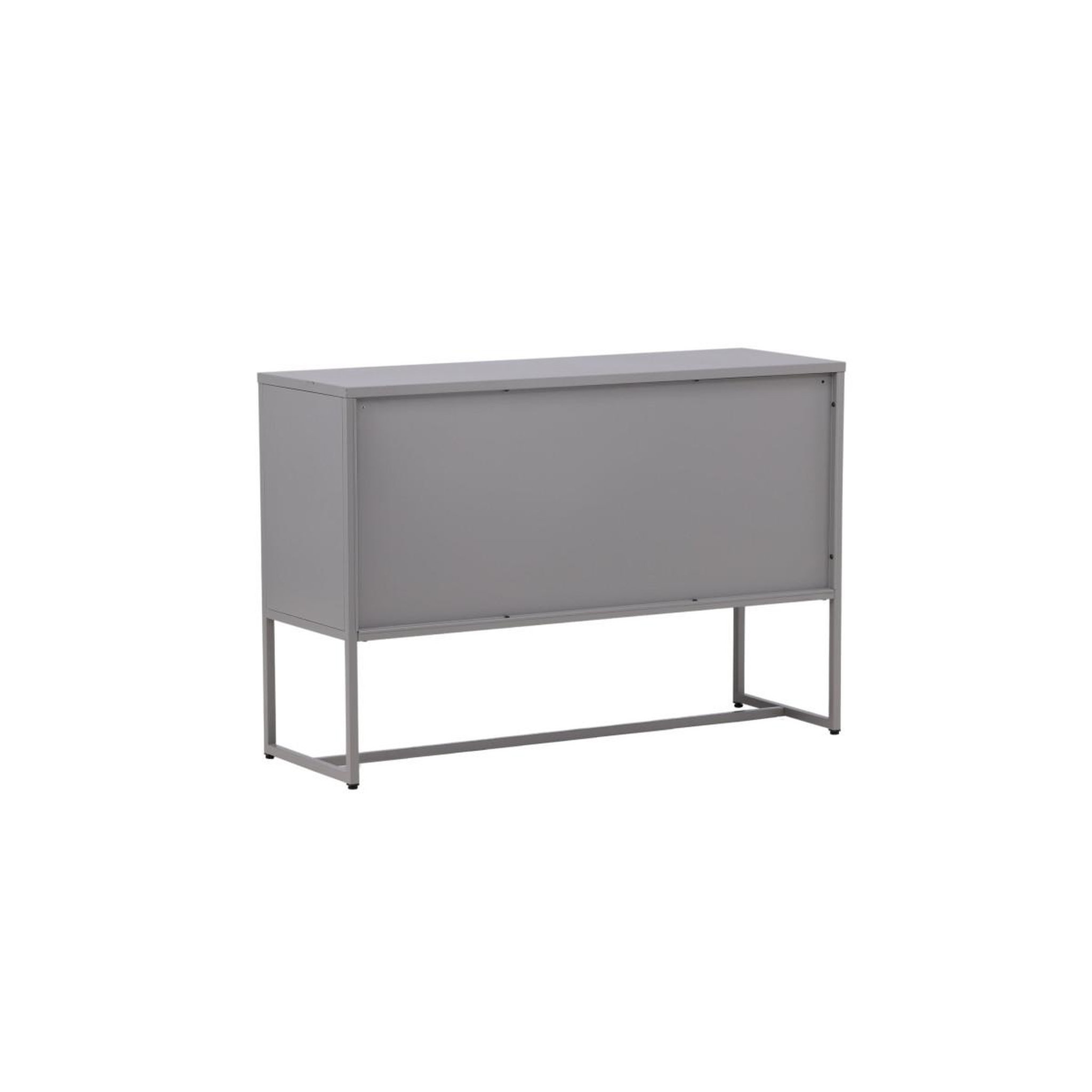 Voir la diapositive 5 : Paris Prix Bahut 3 portes en métal  malla  120cm gris clair