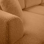 Voir la diapositive 4 : BEST MOBILIER Candela - canapé d'angle droit 4 places - convertible avec coffre - en tissu bouclette