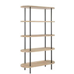 Paris Prix Étagère 5 Niveaux en Bois  Eli  176cm Naturel