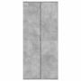 Voir la diapositive 3 : VIDAXL Armoire a chaussures Gris beton 80x39x178 cm Bois d'ingenierie