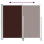 Voir la diapositive 4 : VIDAXL Auvent lateral retractable de patio 140 x 300 cm Marron