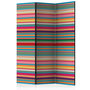 Voir la diapositive 1 : Paris Prix Paravent 3 Volets  Subdued Stripes  135x172cm