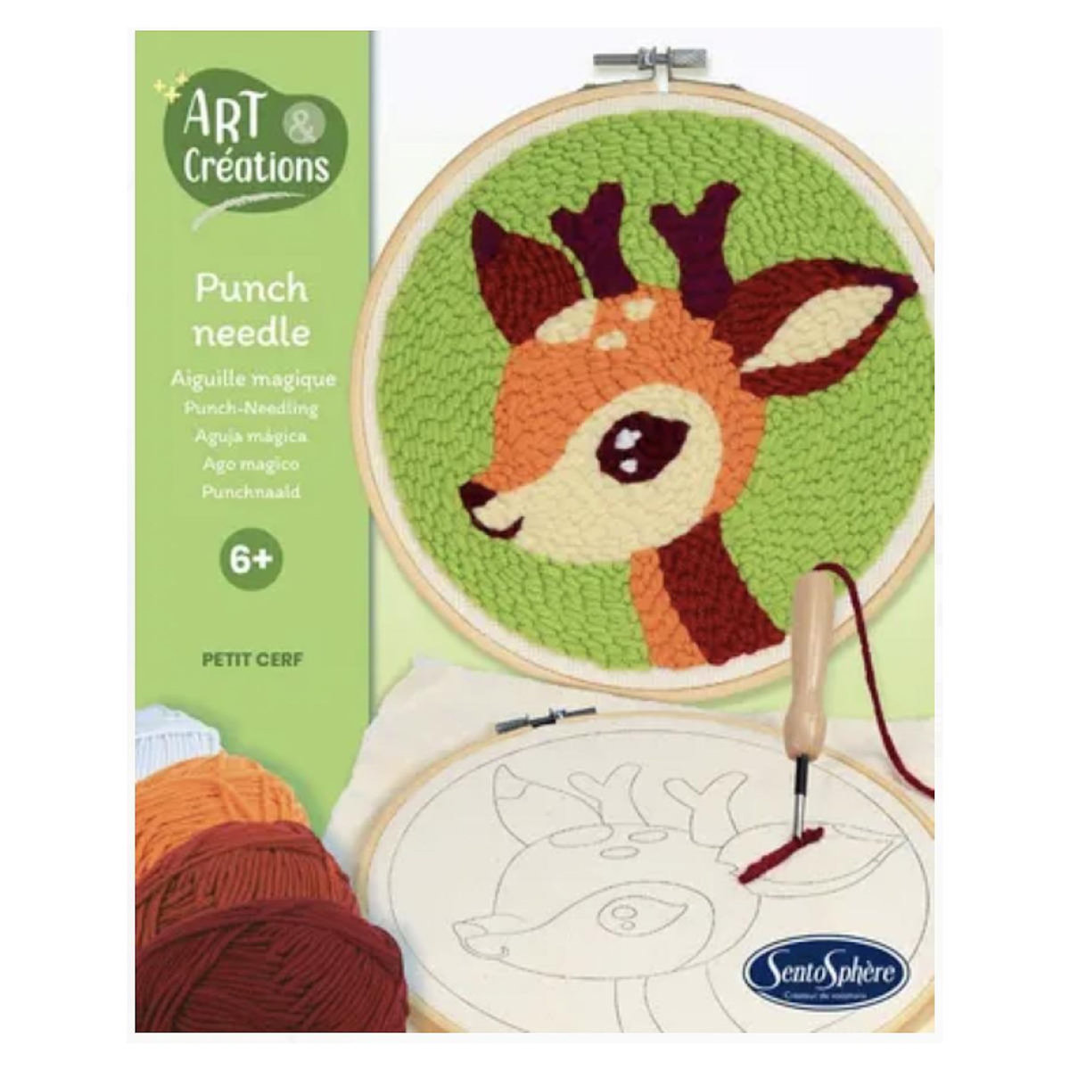 Sentosphere Punch Needle - Petit Cerf - Arts et creations