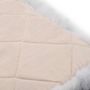 Voir la diapositive 4 : VIDAXL Coussins de chaise lot de 2 Melange gris fonce Mouton veritable