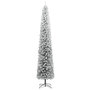 Voir la diapositive 2 : VIDAXL Sapin de Noël mince avec support et flocon de neige 300 cm PVC