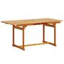 Voir la diapositive 3 : VIDAXL Ensemble a Manger de jardin 7pcs bois d'acacia solide textilene