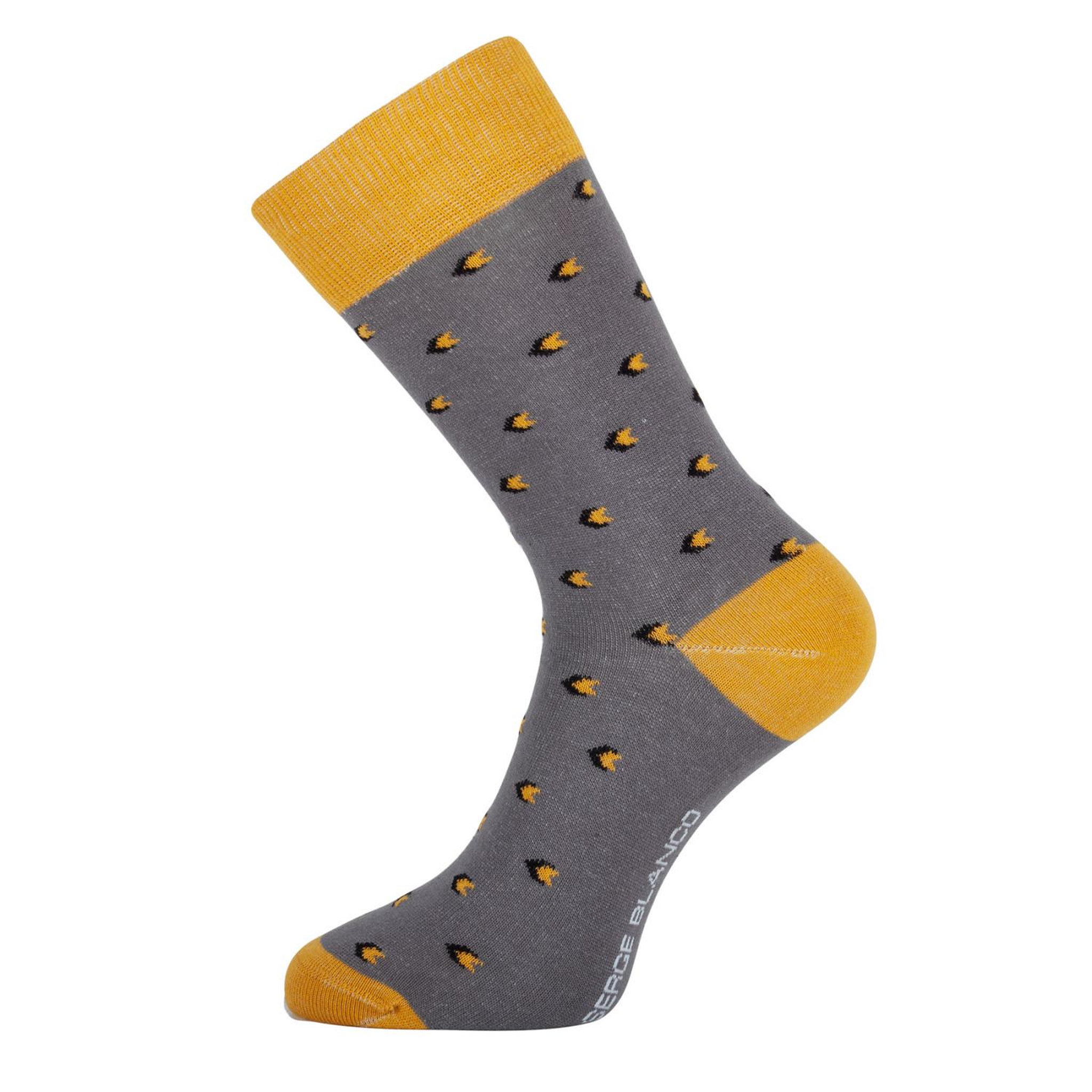 Voir la diapositive 5 : SERGE BLANCO Lot de 6 paires de chaussettes de ville City