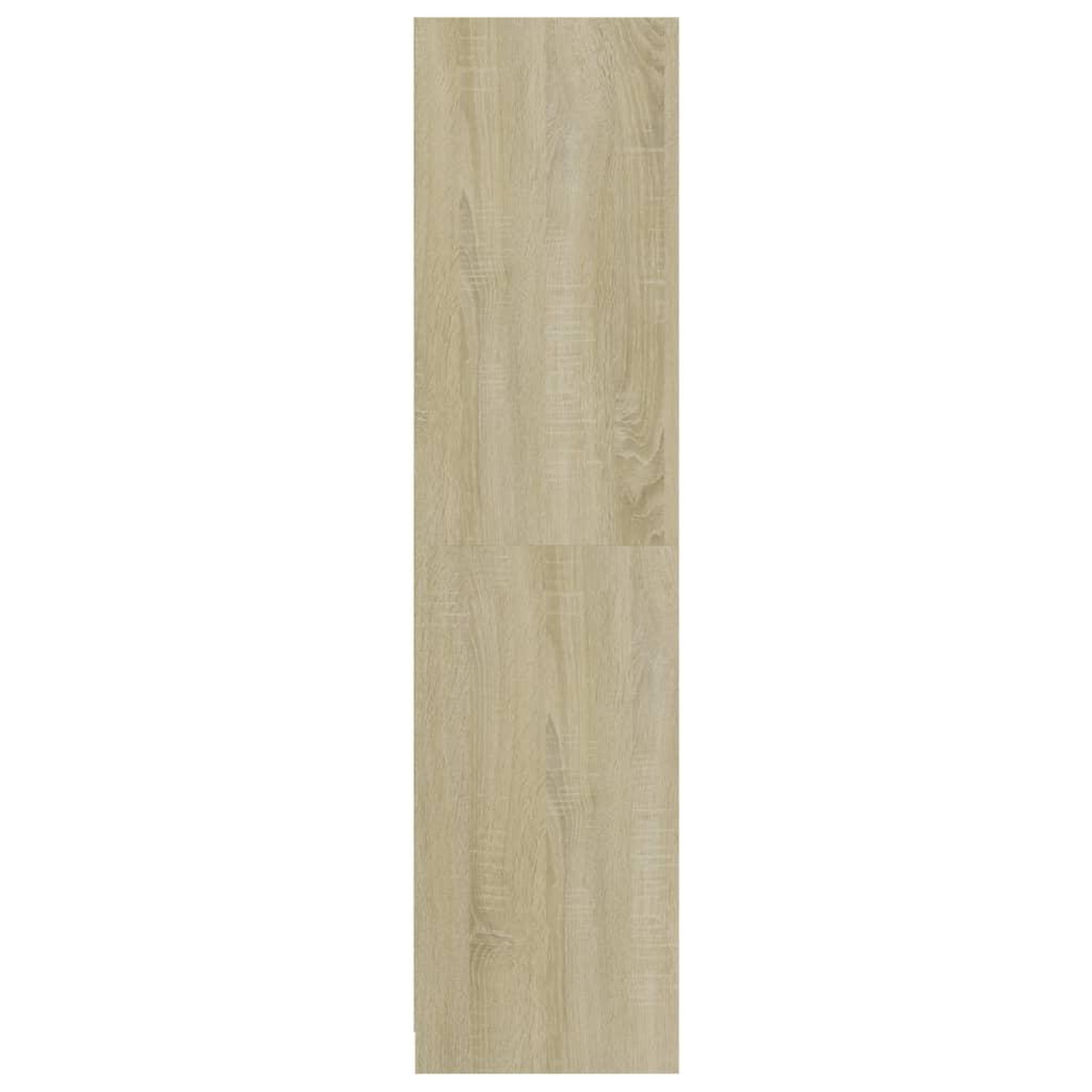 Voir la diapositive 5 : VIDAXL Garde-robe Chene sonoma 100x50x200 cm Bois d'ingenierie
